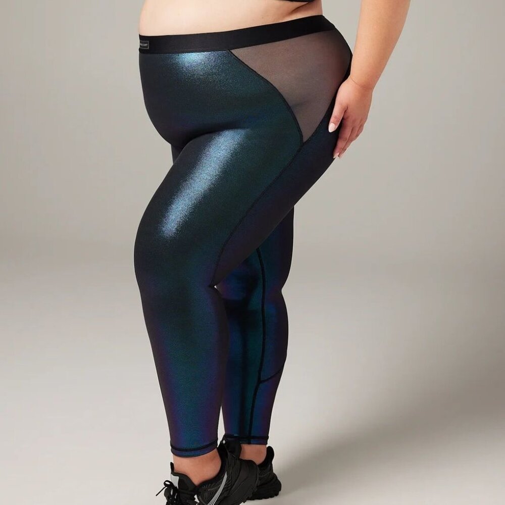Savage X Fenty Sport NWT Fast Lane High-Waist Legging in Oil Slick size 3X